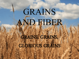 grains, fiber