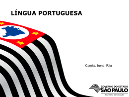 LÍNGUA PORTUGUESA - Diretoria de Ensino