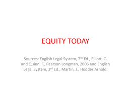 Equity Today File - Learn @ Coleg Gwent