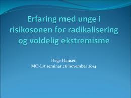 Presentasjon Hege Hansen