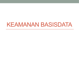 05-Keamanan basisdata - Elista