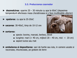 Subproduse animaliere-4 - UBM :: Departamentul de Chimie