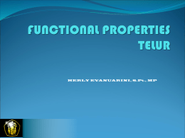 functional properties