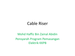 Cable Riser - WordPress.com
