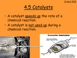 4.5 Catalysts