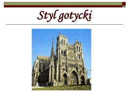 Styl gotycki prezentacja