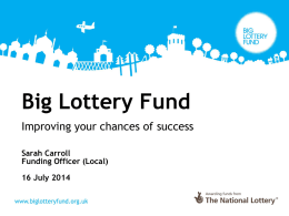 Big Lottery Fund - Community Action Isle of Wight