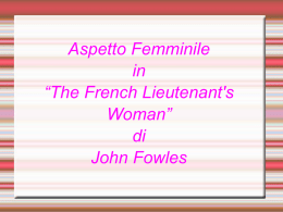 femminismo e The French Lieutenant`s Woman