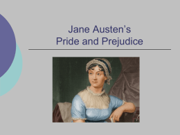 Pride and Prejudice Powerpoint