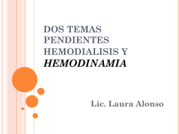 L. Alonso - Hemodinamia