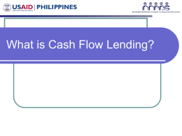 What is Cash Flow Lending?