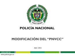 Plan Nacional de Vigilancia Comunitaria por Cuadrantes (PNVCC)