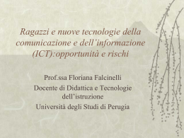 Sintesi dell`intervento della Prof.ssa Falcinelli (16 aprile 2010)
