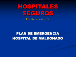 HOSPITALES SEGUROS - Hospital de Maldonado