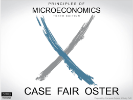 Principles of Microeconomics, Case/Fair/Oster, 10e - TTU
