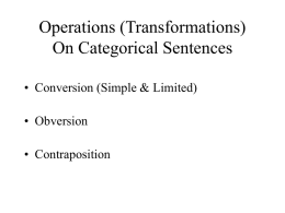 Operations-Transformations