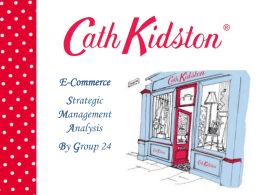 Strategic Analysis - Cath Kidston