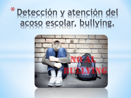 Taller detección y atención del bullying