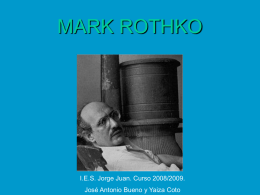 MARK ROTHKO - IES JORGE JUAN / San Fernando
