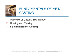 Ch 10 Casting Lecture notes