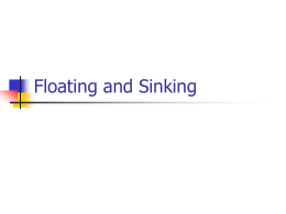 Floating and Sinking PowerPoint