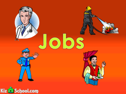Jobs Lesson - KizSchool.com