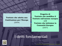 Preambolo e Articoli scelti - Centro di Documentazione Europea
