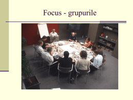Focus – grupurile