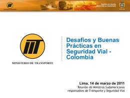 Diapositiva 1 - Ministerio de Transportes y Comunicaciones