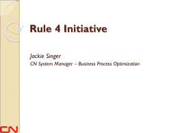 Rule 4 Reclaim Initiative