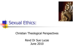 Sexual Ethics: