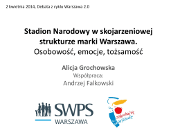 Marka Warszawa prezentacja