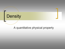 SNC1D1 Density