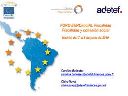 Fiscalidad y Cohesión Social (Adetef)