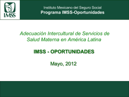 IMSS - Oportunidades