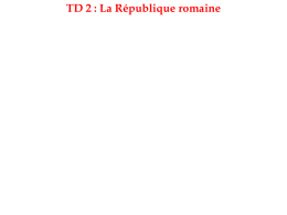 TD 2 : La République romaine - E