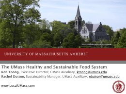 UMass Healthy & Sustainable Food System Initiative
