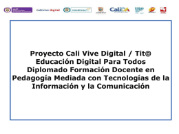 presentación del Diplomado - Educación Digital para Todos