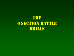 Section Battle Drills