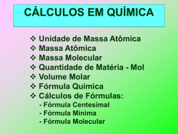 Calculos em Química - Prof. Camilo Castro