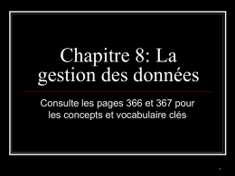 Les diagrammes &agrave; bandes