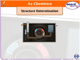 Spectroscopy and Chromatography Boardwork