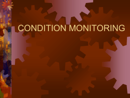 click to save-CONDITION MONITORING