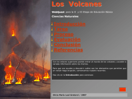 WebQuest Los Volcanes _Trabajo final de Dilcia_