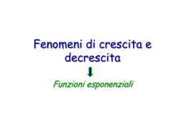 Fenomeni di crescita e decrescita