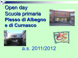 Open day Scuola Primaria Albegno
