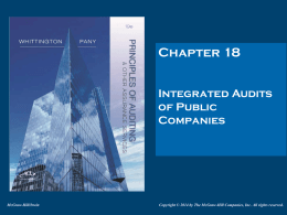 Integrated Audits of Internal Control