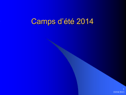 Camp_ETE_2013_quota - Cadets de l`Air Escadron 686 Dorval