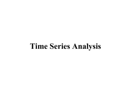 Introduction to Time Series Analysis