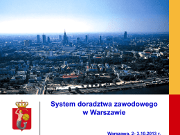 System doradztwa zawodowego w Warszawie
